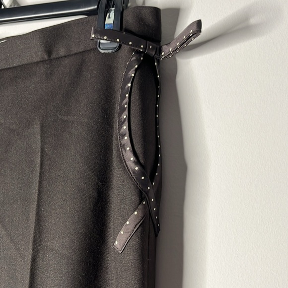 MOSCHINO Women’s Chocolate Brown Trouser Size 10 - Picture 4 of 9